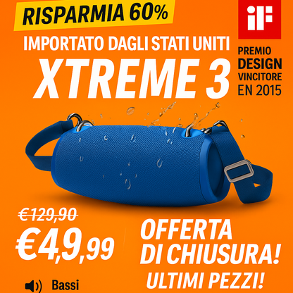 OLD 🔊 POTENZA E SUONO INCREDIBILE L'ALTOPARLANTE XTREME 3 XL È ARRIVATO +1 Anno di Abbonamento a Spotify Premium Gratis 🔥
